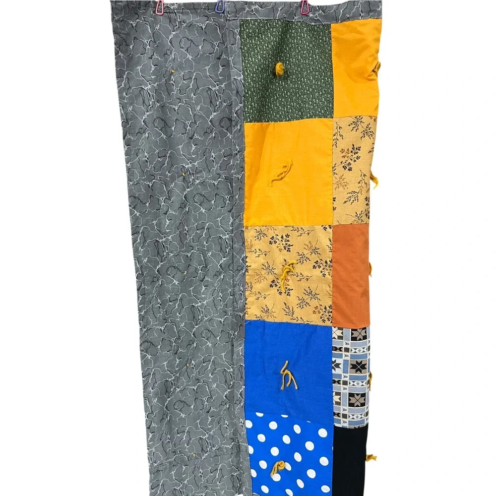 Handmade tied patchwork